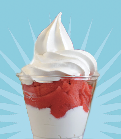 Ralph's Twisters - Any flavor of Ralph’s Famous Italian Ice, layered between soft ice cream